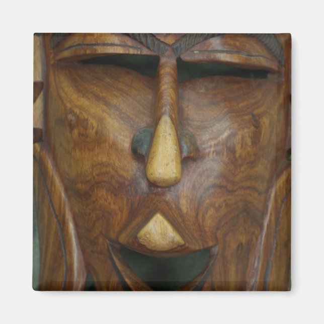 Afrikanische Maske Magnet (Vorne)