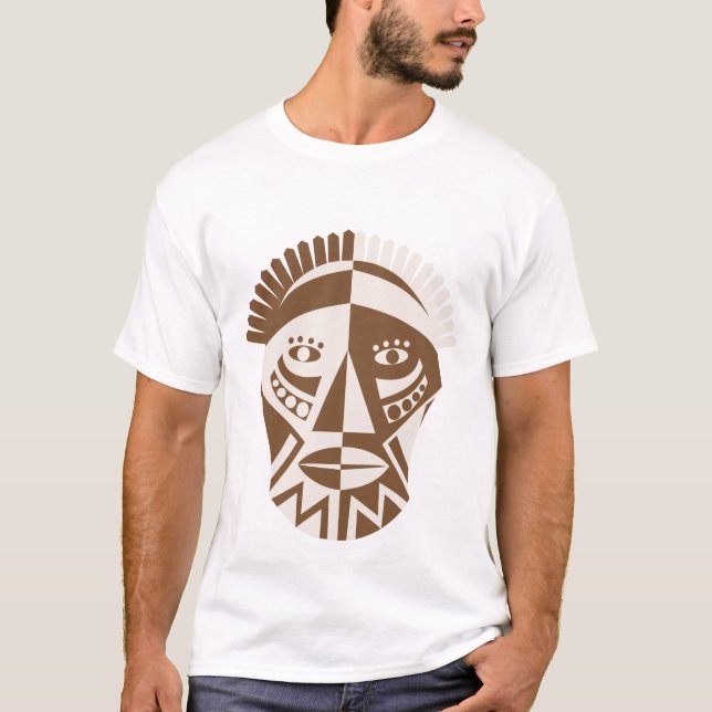 Afrikanische Maske T-Shirt (Vorderseite)