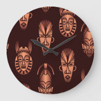 Afrikanische Masken, dunkler Hintergrund