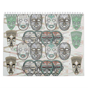 Afrikanische Masken Kalender