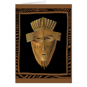 Afrikanische Masken-Malerei von Chariklia Zarris
