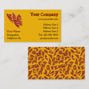 Afrikanische Masken Visitenkarte