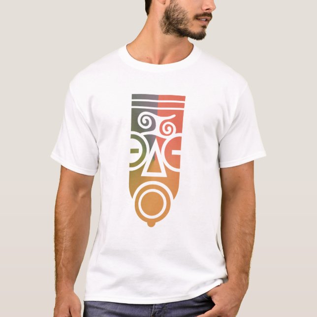 Afrikanische Maskenkunst T-Shirt (Vorderseite)