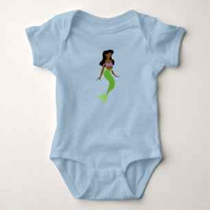 afrikanische Meerjungfrau Baby Strampler