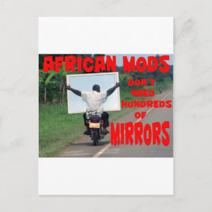 afrikanische Mod Postkarte