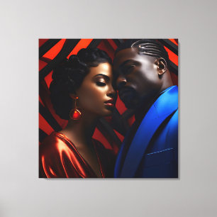 Afrikanische Modekunst Leinwanddruck