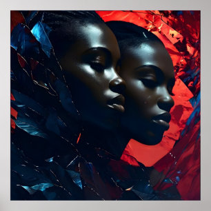 Afrikanische Modekunst Poster