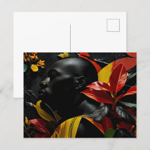 Afrikanische Modekunst Postkarte