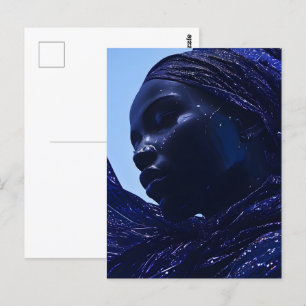 Afrikanische Modekunst Postkarte