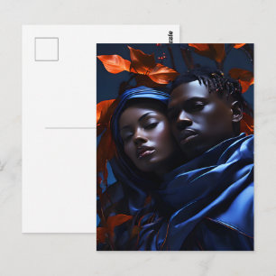 Afrikanische Modekunst Postkarte