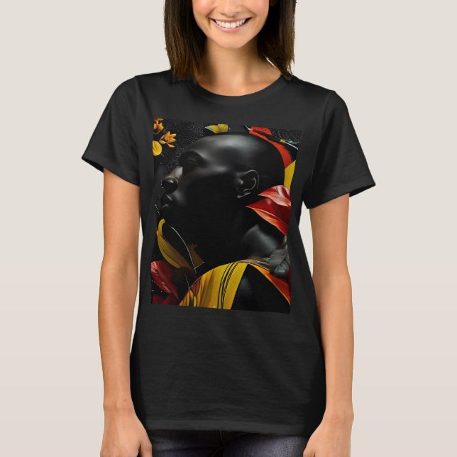 Afrikanische Modekunst T-Shirt (Vorderseite)