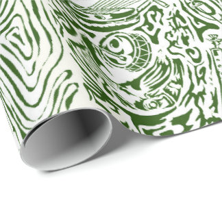Afrikanische Musikinstrumente Geschenkpapier