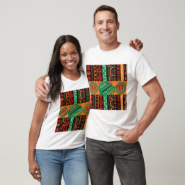 afrikanische Muster und Ornamente T-Shirt