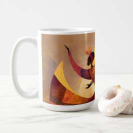 Afrikanische Paartanzkunst Kaffeetasse