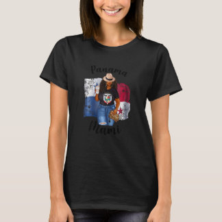 Afrikanische Panama-Mami-Lieben Kaffeekoffein T-Shirt