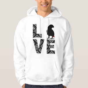 Afrikanische Papagei-Liebe Hoodie