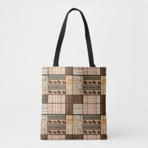 Afrikanische Patchwork-Elefanten: Ziertextur