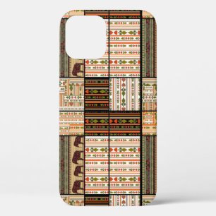 Afrikanische Patchwork-Elefanten: Ziertextur Case-Mate iPhone Hülle
