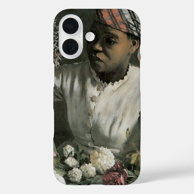 Afrikanische Peonings von Frederic Bazille, Blume Case-Mate iPhone Hülle (Rückseite)
