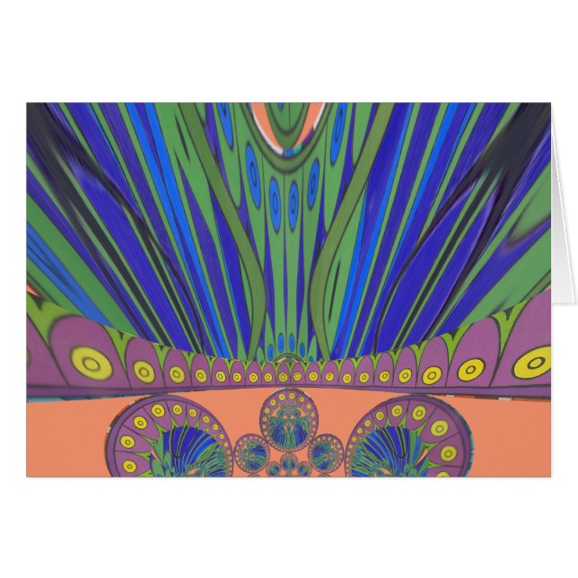 afrikanische Pfauenfarben (Vorderseite (Horizontal))