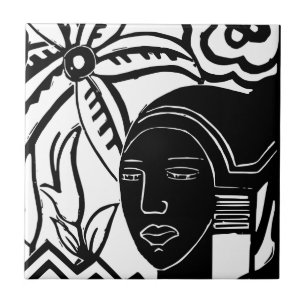 Afrikanische Phantantasie Fliese