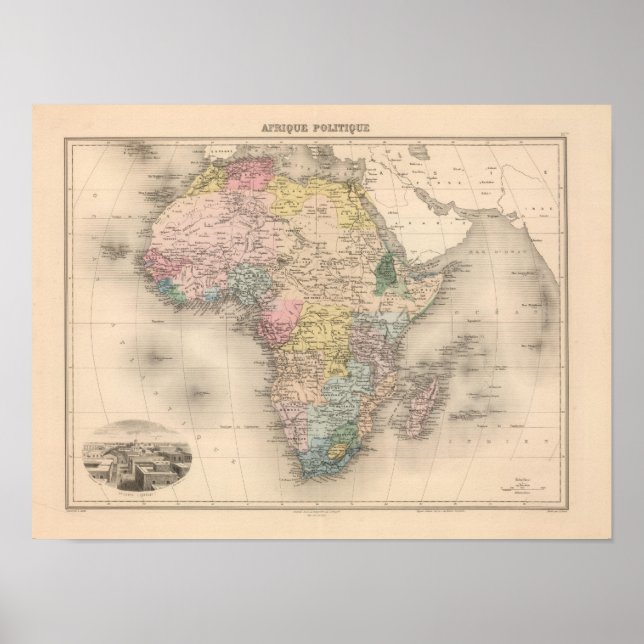Afrikanische Politik Poster (Vorne)