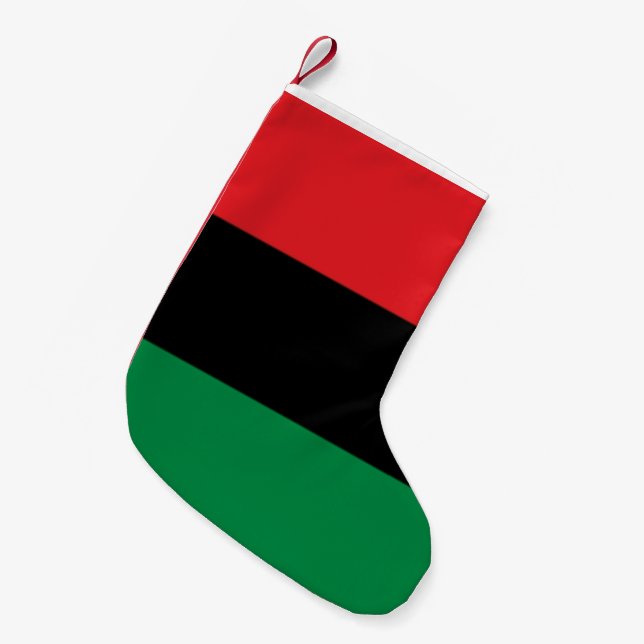 afrikanische Print Kleiner Weihnachtsstrumpf (Vorderansicht (hängend))