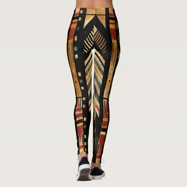 afrikanische Print Leggings (Rückseite)