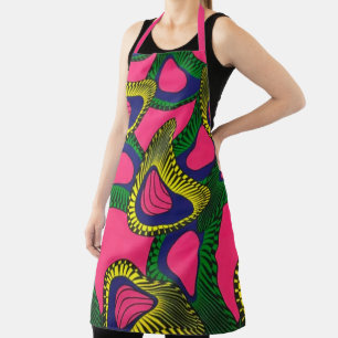 afrikanische Print Schürze