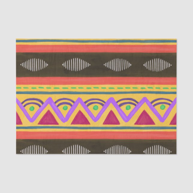afrikanische Print Seidenpapier (Vorderseite)