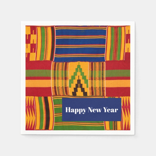 afrikanische Print Serviette (Vorderseite)