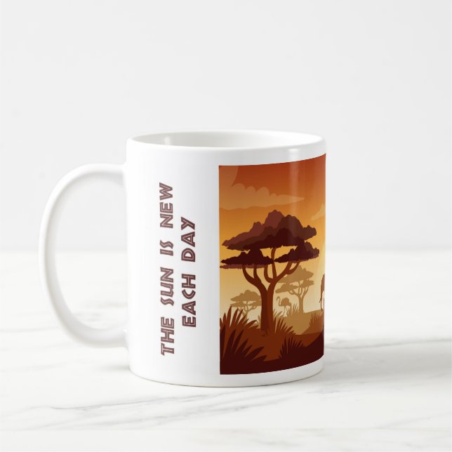 afrikanische Print-Tasse Kaffeetasse (Links)