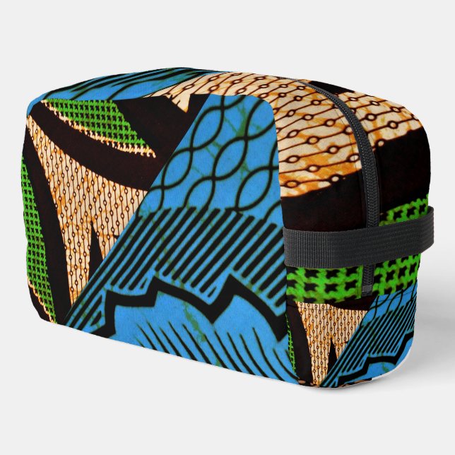 afrikanische Print Waschbeutel (Linke Seite)