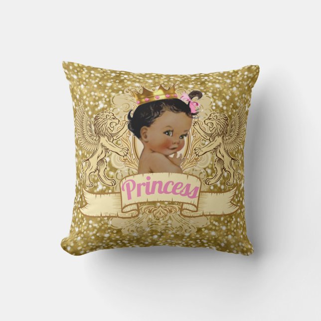 Afrikanische Prinzessin Pink und Kissen (Vorderseite)
