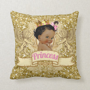 Afrikanische Prinzessin Pink und Kissen