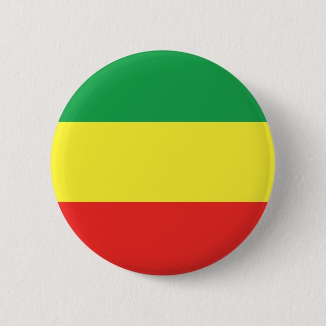 afrikanische Rasta-Flag-Farben Button (Vorderseite)