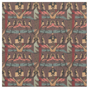 afrikanische Repeat-Tapestry Stoff