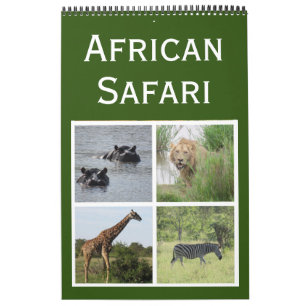 afrikanische Safari 2026 Kalender