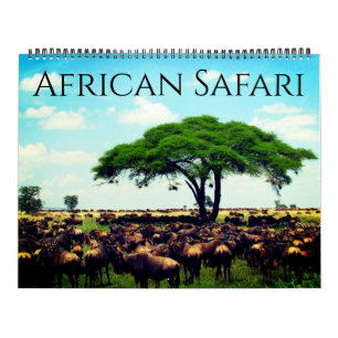 afrikanische Safari 2027 groß Kalender