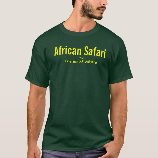Afrikanische Safari FFWG T-Shirt (Vorderseite)