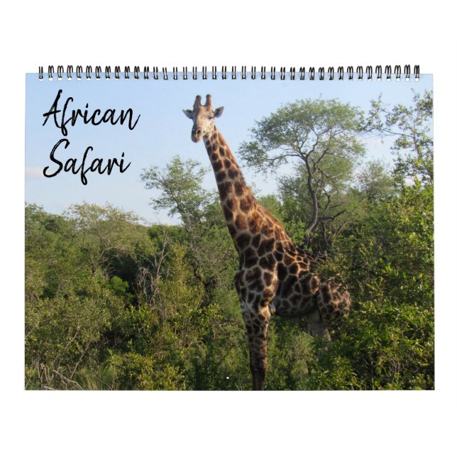 afrikanische Safari groß 2025 Kalender (Titelbild)