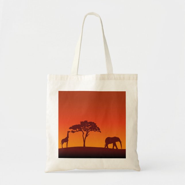 Afrikanische Safari-Silhouette - Tasche des Hausha (Vorne)
