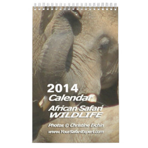 Afrikanische Safari - WILD LEBENDE TIERE Kalender