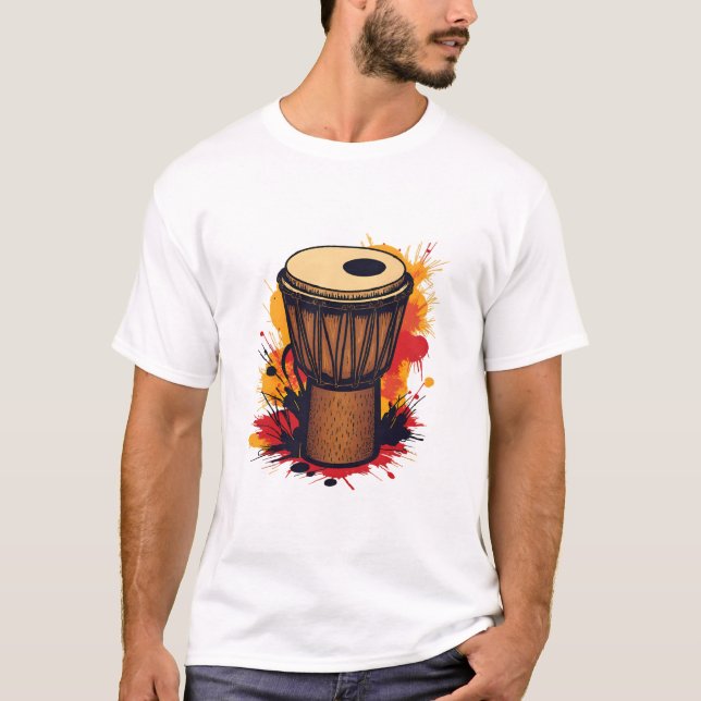 Afrikanische Schlagkunst T-Shirt (Vorderseite)