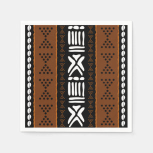 Afrikanische Schlamm-Leinen-Bogolan-Designer-Papie Serviette