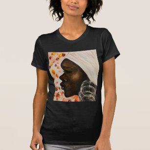 Afrikanische Schönheit - Aquarellmalerei T-Shirt