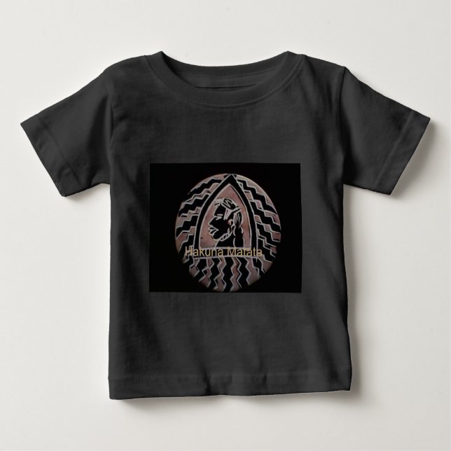 Afrikanische Schönheit: Bongo Maasai Portrait Trib Baby T-shirt (Vorderseite)