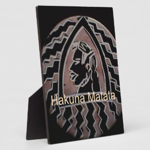 Afrikanische Schönheit: Bongo Maasai Portrait Trib Fotoplatte