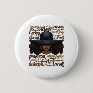 Afrikanische schwarze Geschichte Afroamerikanische Button