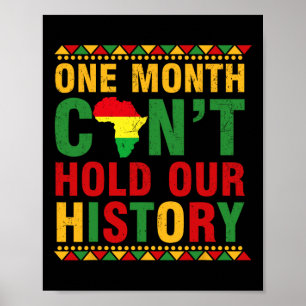 Afrikanische schwarze Geschichte Monat Monat eins Poster